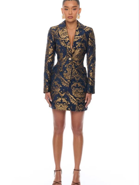 Fashion Nova Dresses & Skirts - Vanya Jacquard Blazer Skirt (Skirt Only)